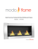 Moda Flame Devant Ventless Bio Ethanol Wall Mounted Fireplace