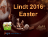 2016 Lindt Chocolates Easter