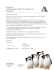 Einladung Abteilungsweekend 2016 „Die Pinguine aus Madagascar“