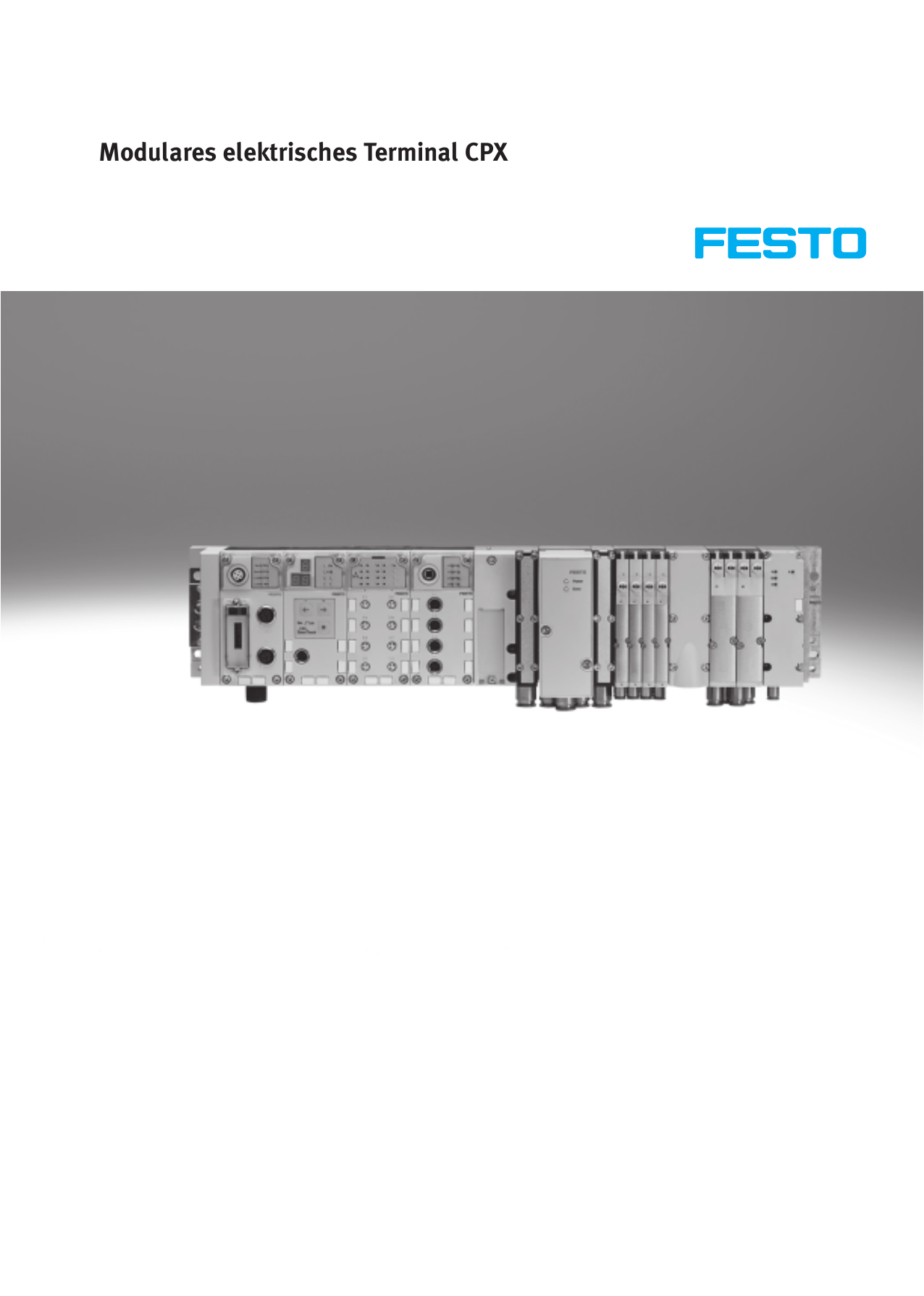 Festo 534505 Anschlussblock und 195748 CPX-FB6 Busknoten 