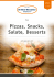 Pizzas, Snacks, Salate, Desserts - Hofmann Menü
