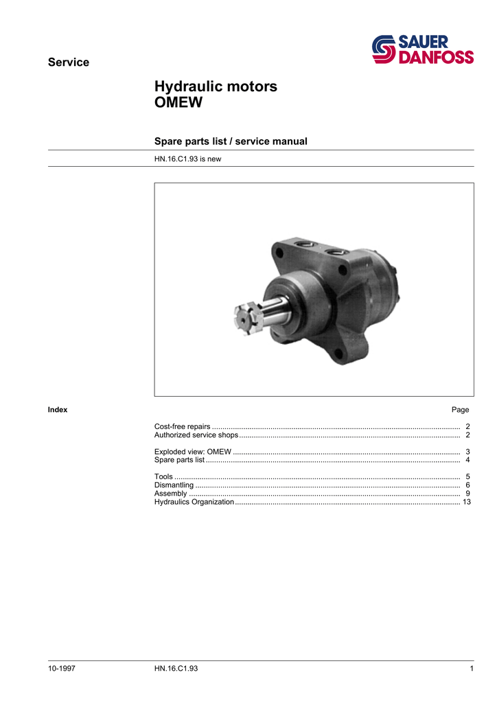 New Rotation CCW Danfoss OMEW-315 Hydraulic Motor 151H3016 