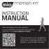 This manual is for all Motion watches including Motion Fit,
