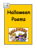 Halloween Poems