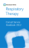 Respiratory Therapy Consult Service Handbook 2012