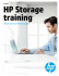HP Storage training Make the most of your HP Storage solutions Brochure