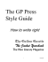 The GP Press Style Guide How to write right The Golden Gazette