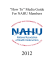 2012  ―How To‖ Media Guide For NAHU Members