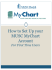 How to Set Up your MUSC MyChart Account For First Time Users