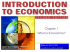 Chapter 1 What is Economics? Slides by John F. Hall
