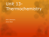 Unit 13- Thermochemistry AHS Chemistry 2012-2013
