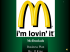 McDonalds McDonlads Business Plan By: JJ King