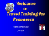 Travel Training – Application PowerPoint