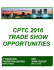 CPTC 2016 TRADE SHOW OPPORTUNITIES