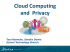 Cloud Computing and Privacy Toolkit