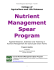 Program Report - Cornell University Nutrient Management Spear