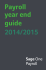Sage One Guide to Payroll Year End 2014/2015