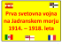Prva svetovna vojna na Jadranu 1914. – 1918. leta