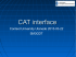 CAT interface bygg själv